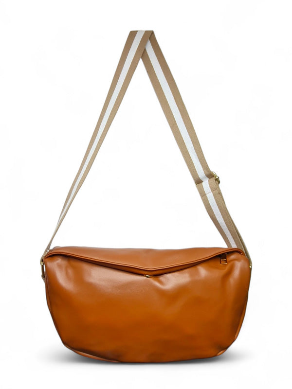 Ladies BAG - LIGHT BROWN - ±19×35 Cm - Image 2