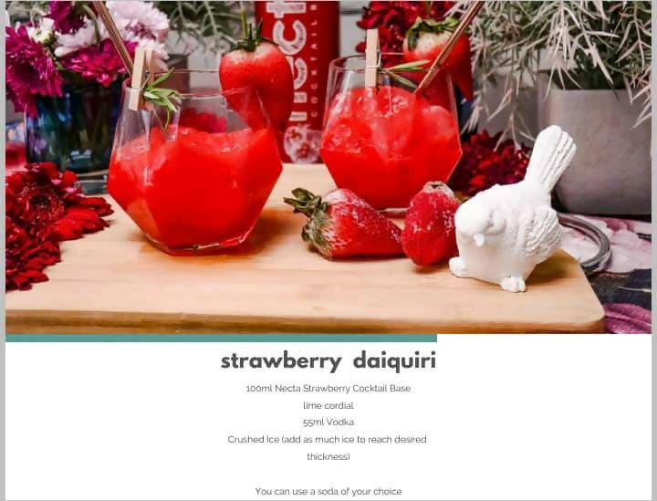 FRUIT EXTRACT NECTA STRAWBERRY 750ML