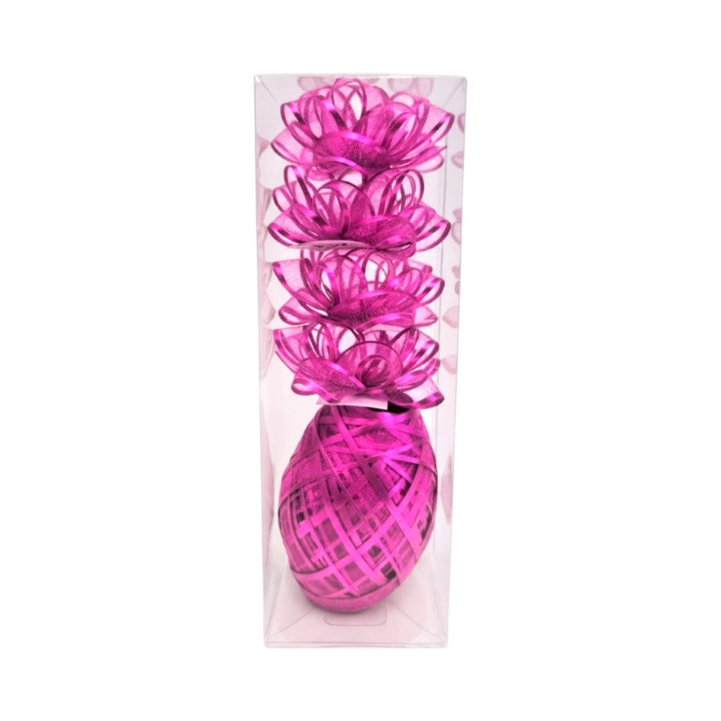 Gift Bows Organza Cerise (5 cm) & Cob Ribbon (10 m) Set