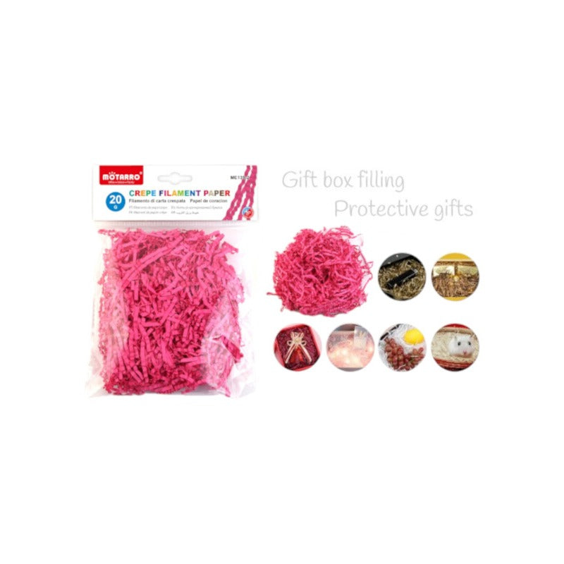Motarro - Crepe Filament Paper, Dark Pink, 20 g
