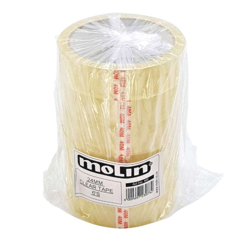 Sellotape Clear - 24 mm, Pack 6