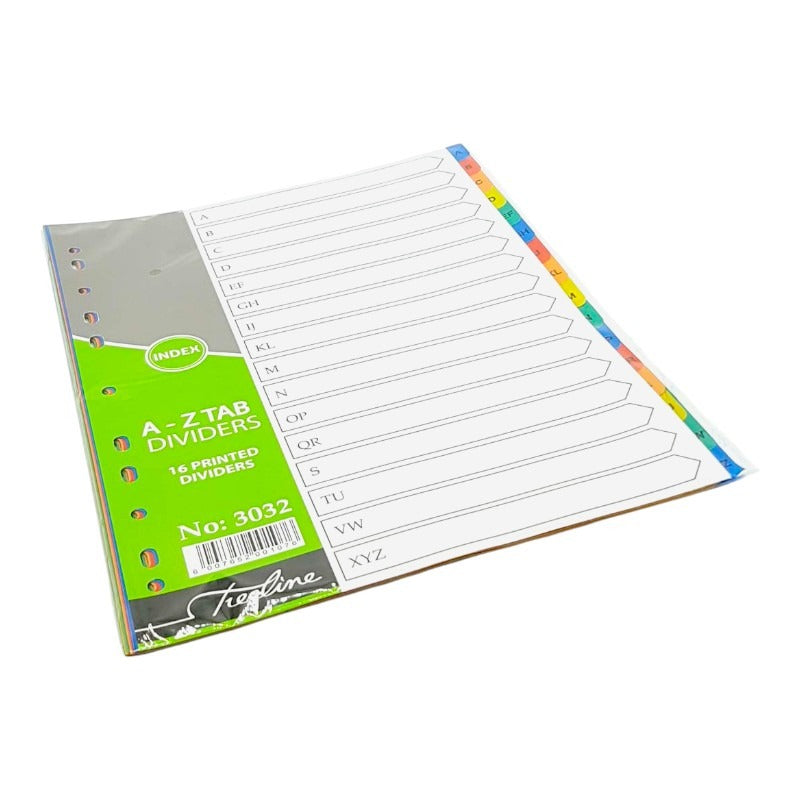 File Deviders PVC A - Z - Treeline