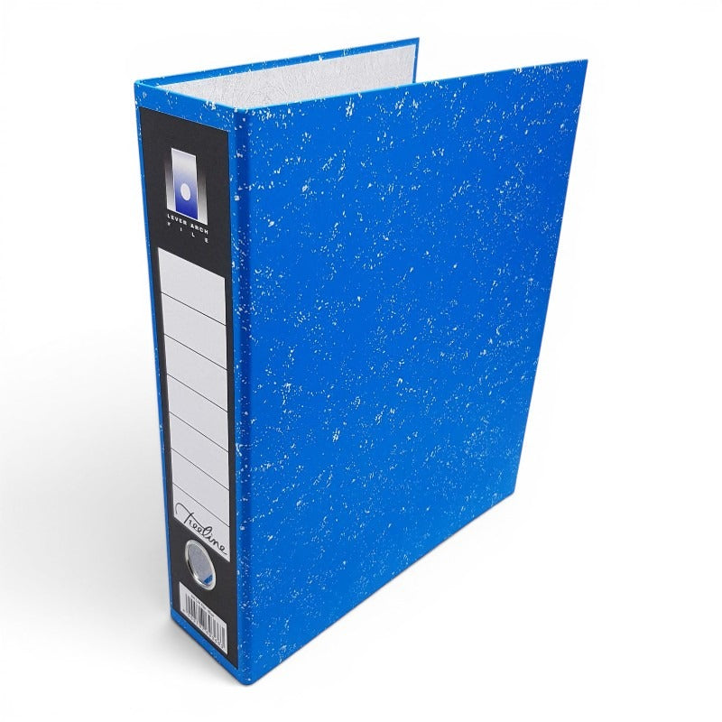 Lever Arch File - Blue Mottled