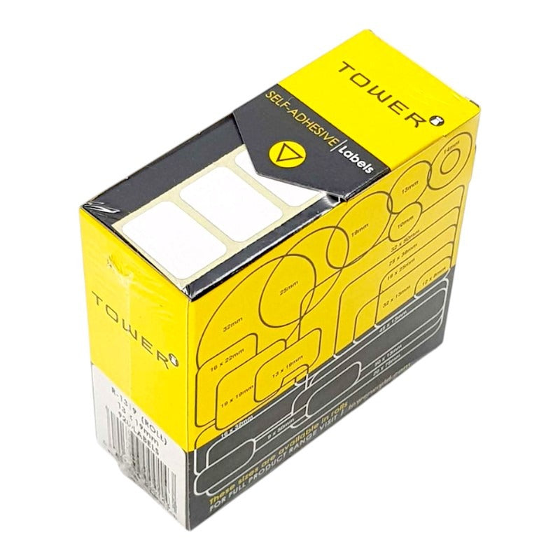 Labels Roll - 13x19 mm, White