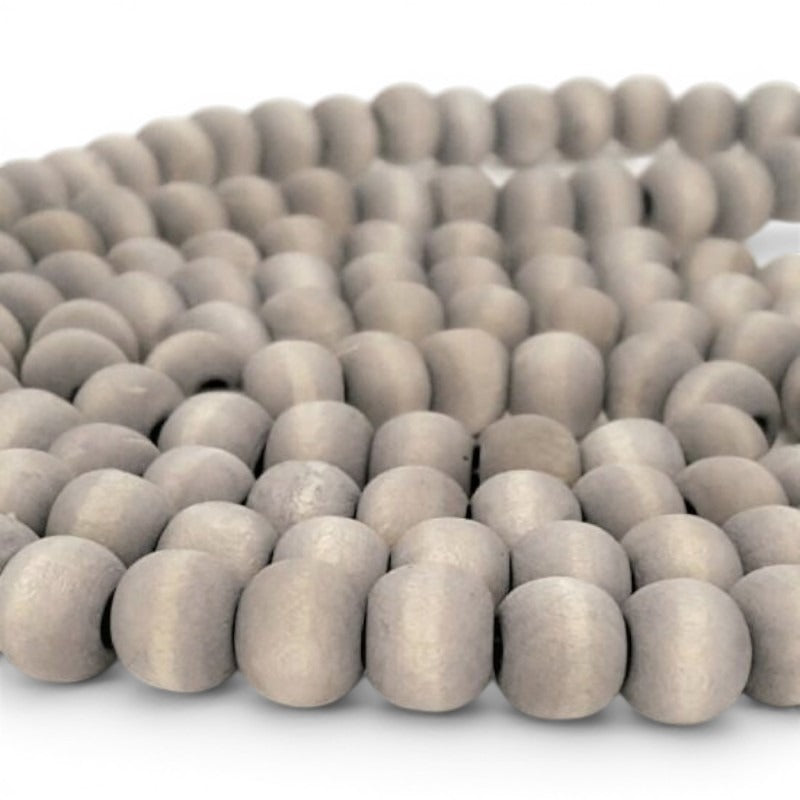 Washed Wooden Beads - Round - 10 mm, Hole 2 mm