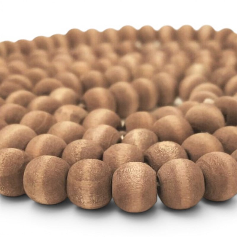 Washed Wooden Beads - Round - 10 mm, Hole 2 mm