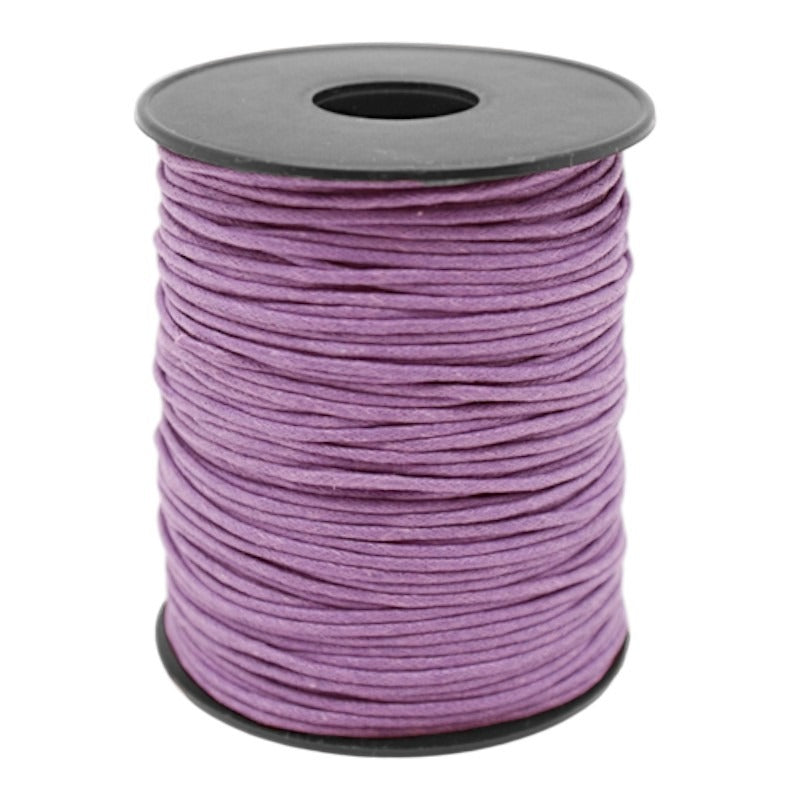 Waxed Cord - 1.0 mm - Purple