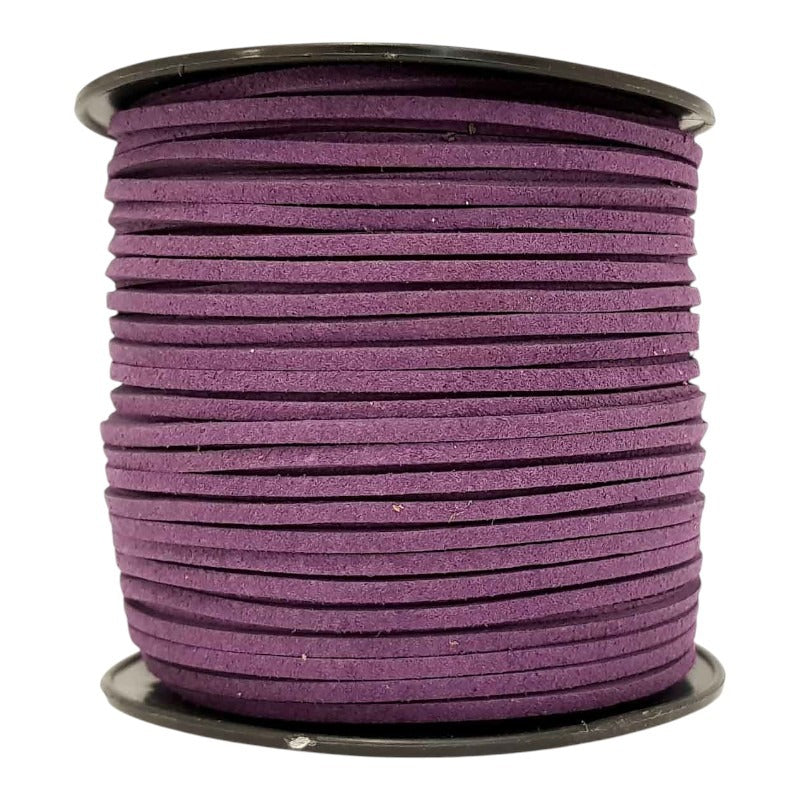 Imitation SUEDE CORD 2.7 Mm - 90 M REEL - DARK Purple