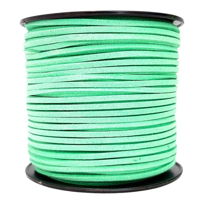 Imitation SUEDE CORD 2.7 Mm - 90 M REEL - DARK MINT