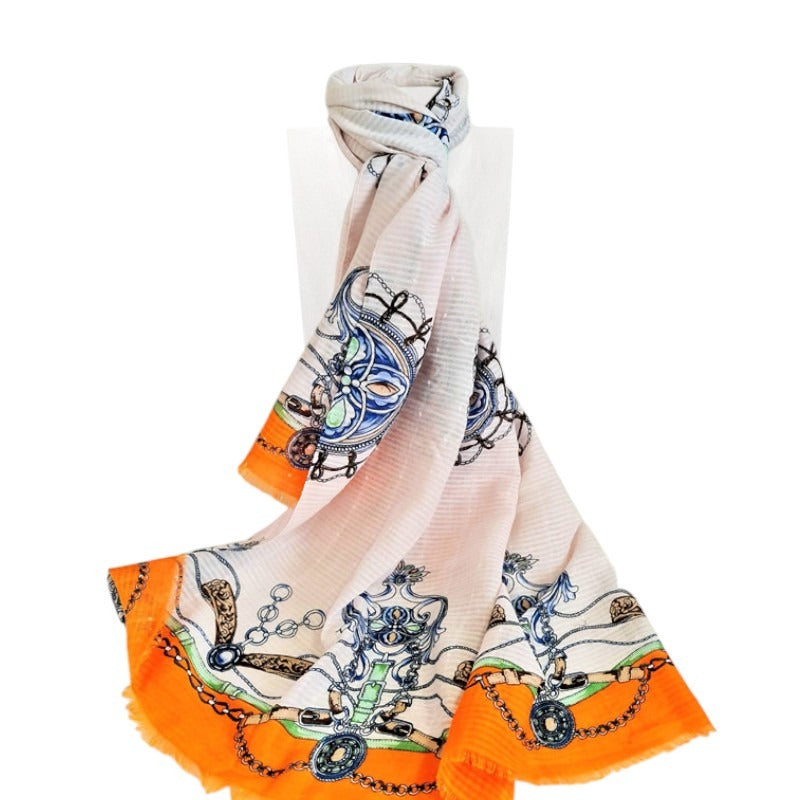 Scarf Nautical Knot - Size 185x85 cm - Image 2