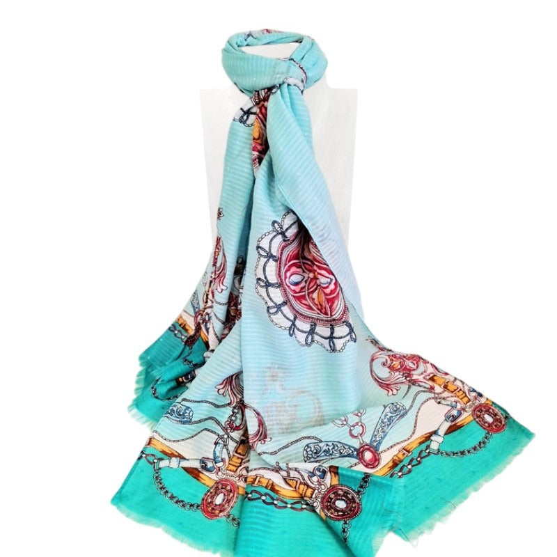 Scarf Nautical Knot - Size 185x85 cm - Image 2