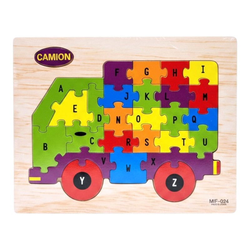 Wooden Puzzle - TRUCK