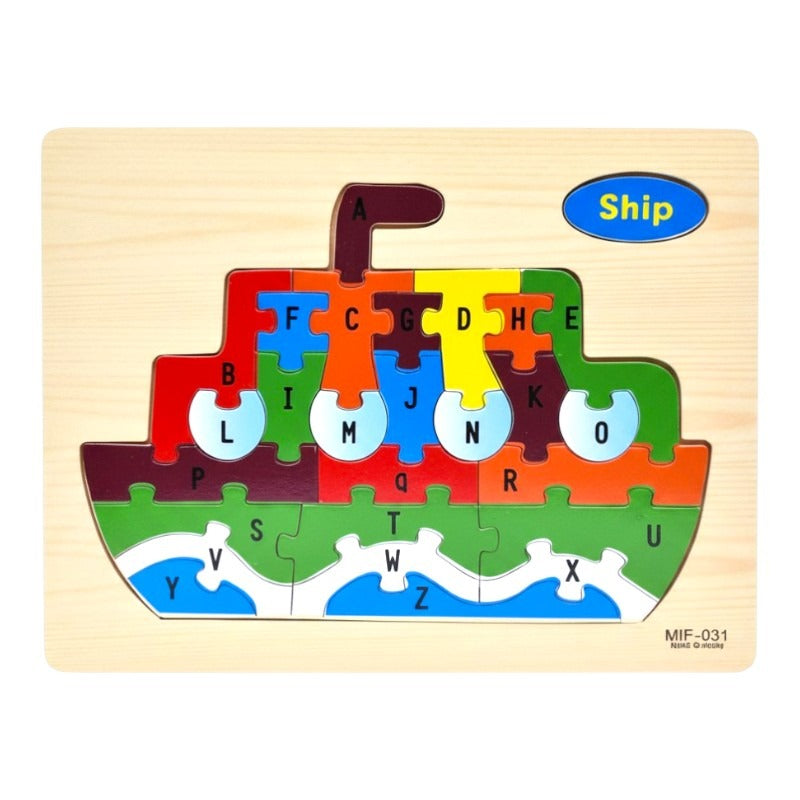 Wooden Puzzle - SHIP