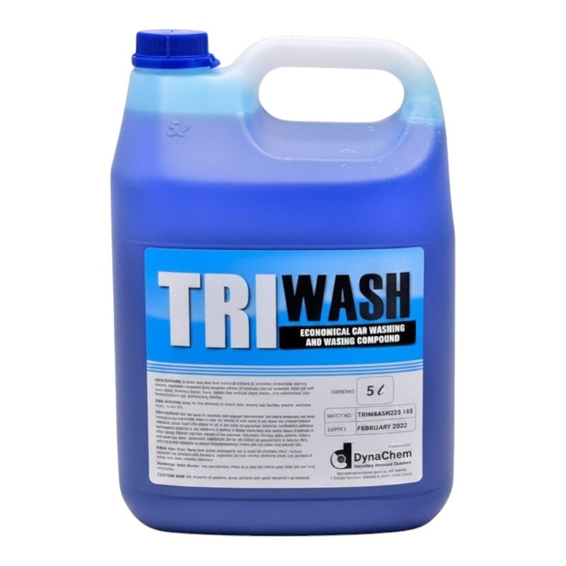 Tri - Wash - Car Washing And Waxing Foaming Shampoo, 5 Litre