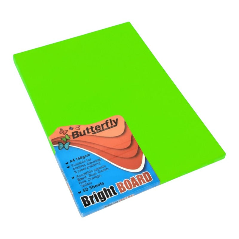 A4 Bright Board Green - 50 Sheets 160gsm - Image 2