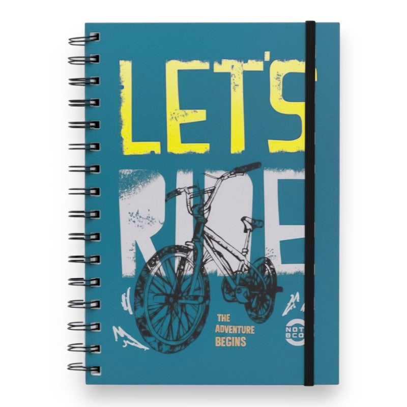 Notebook - A5 - Let's RIDE - BLUE