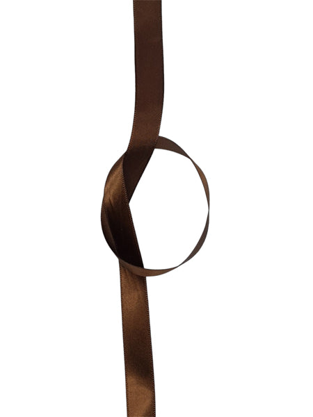 Satin Ribbon - 16 mm Brown
