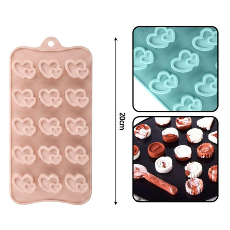 Silicone CHOCOLATE MOULD - Pink