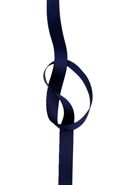 Petersham Ribbon - 9 mm Peacoat