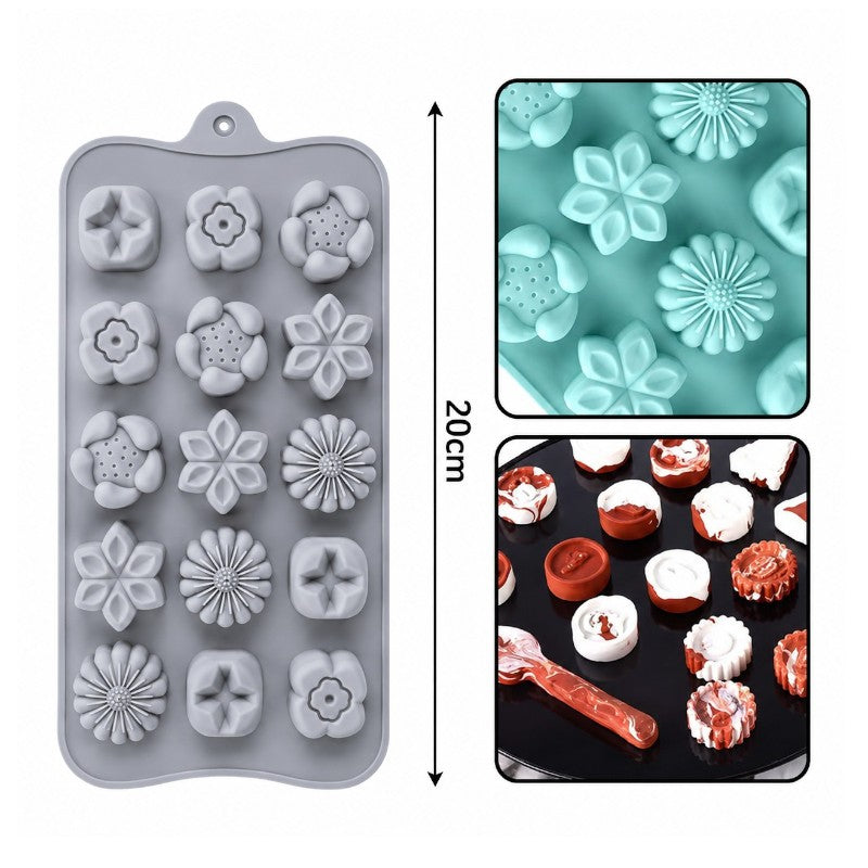 Silicone CHOCOLATE MOULD - Grey