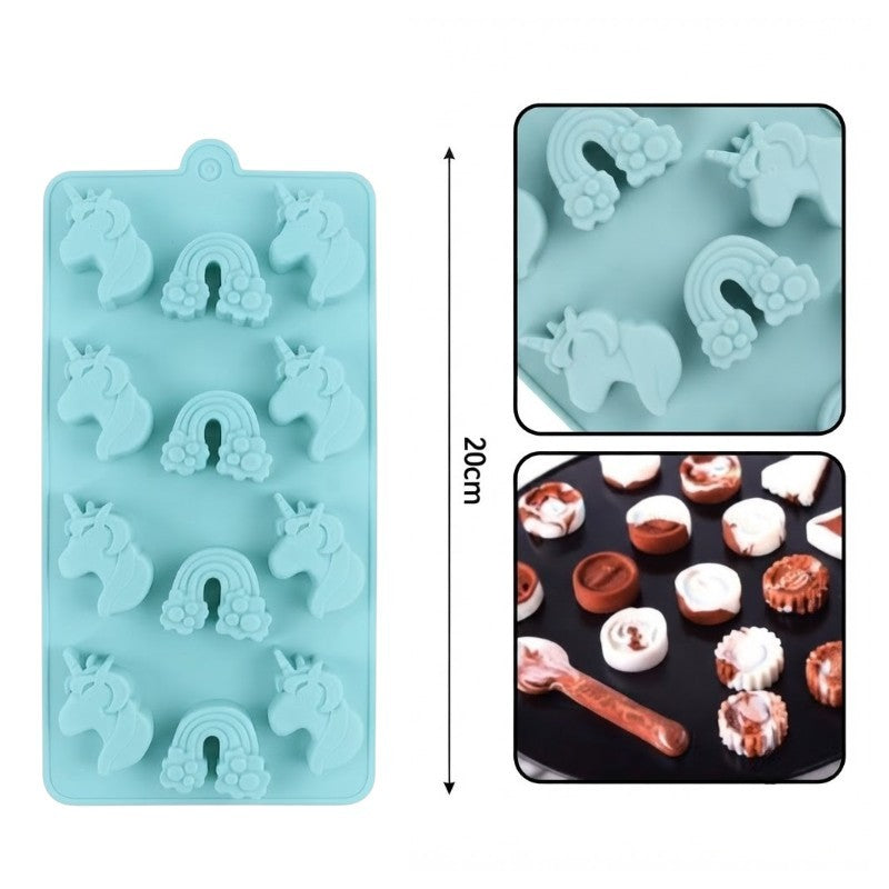 Silicone CHOCOLATE MOULD - 20*10.3 cm - Blue