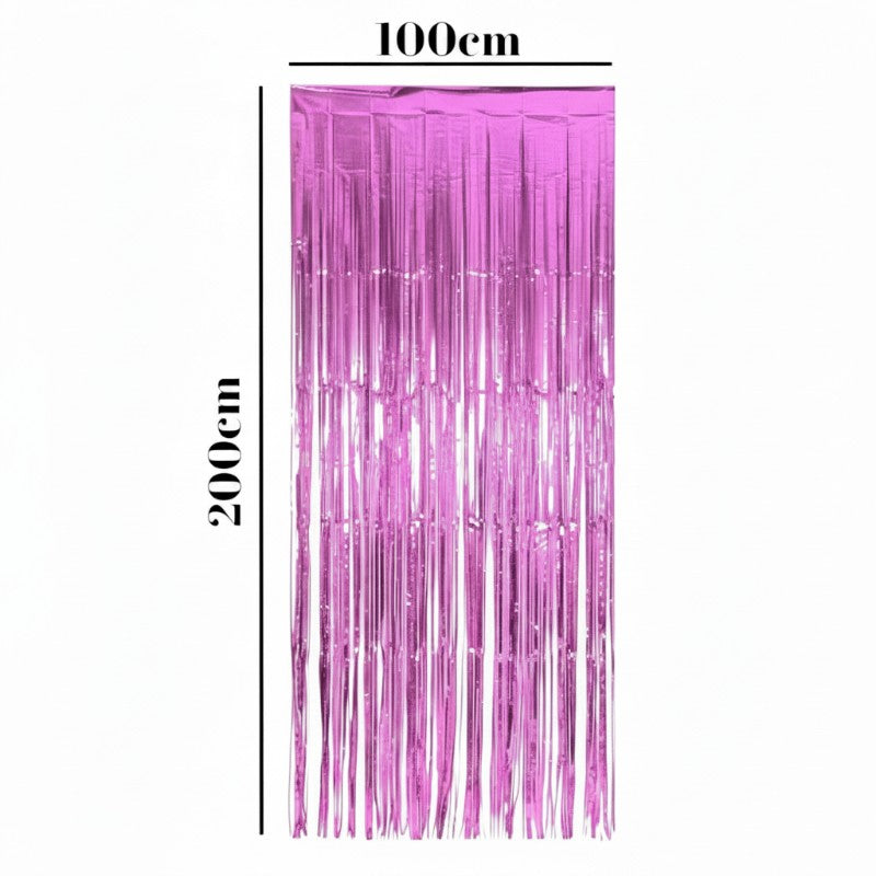 PARTY FOIL Curtain - Purple - 100 cm×200 Cm