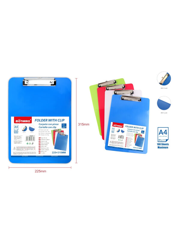 Motarro Clipboard - Blue, 315x225 mm