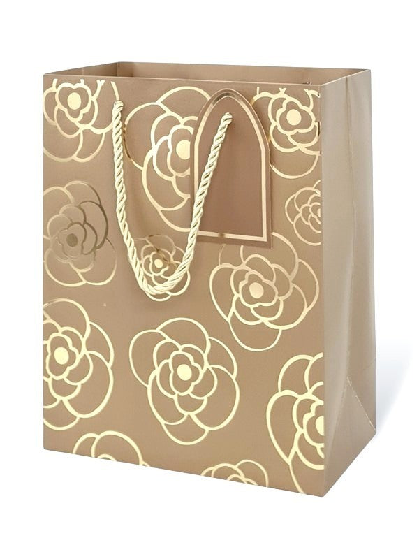 GIFT BAG - GOLD - ±32×26×12 Cm