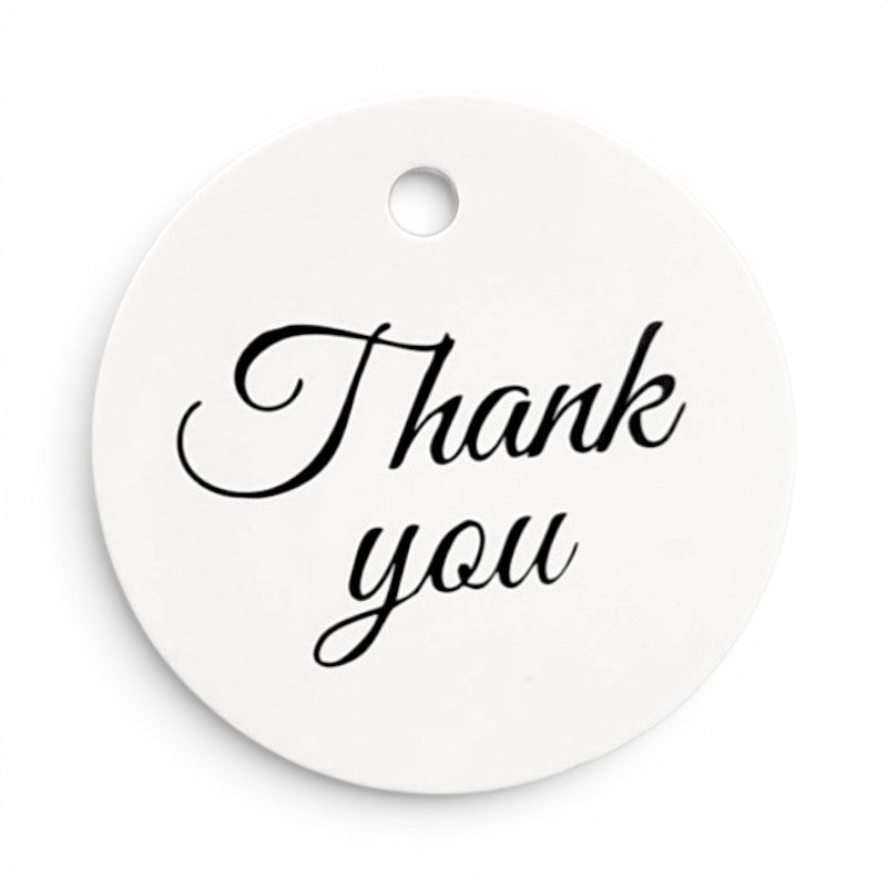 TAGS THANK YOU 4 Cm + - 100-Piece