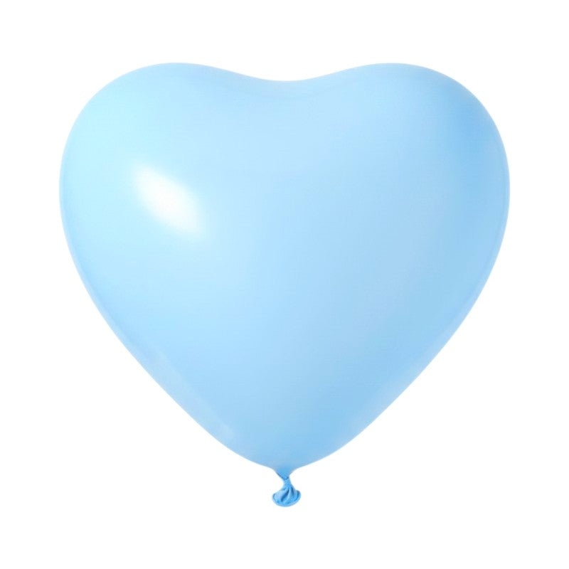 PARTY Balloons - LIGHT BLUE Hearts - 10"