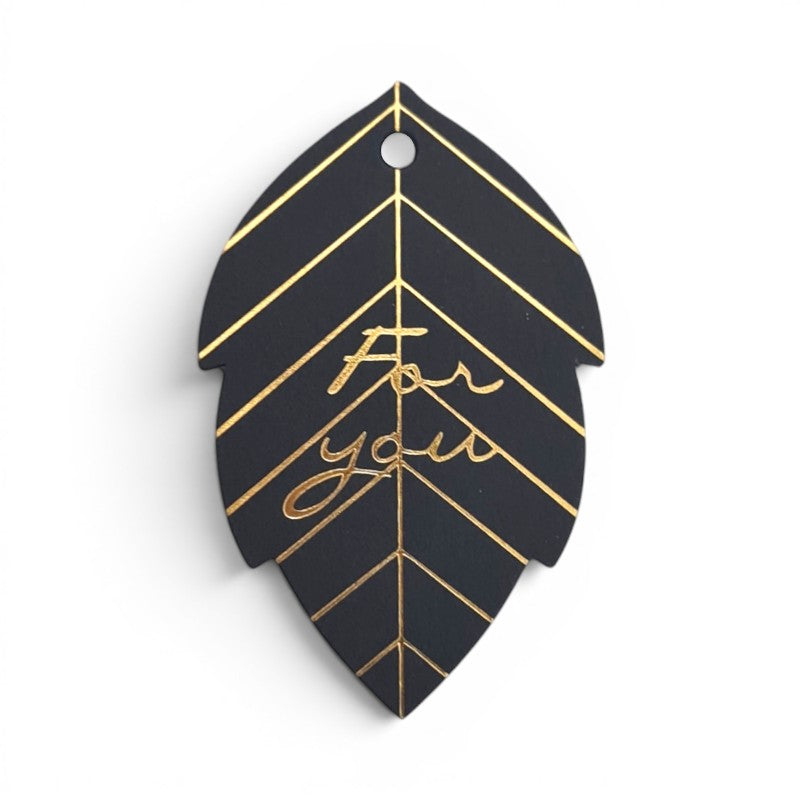 TAGS LEAF SHAPE 4.5*7 Cm + - 100-Piece