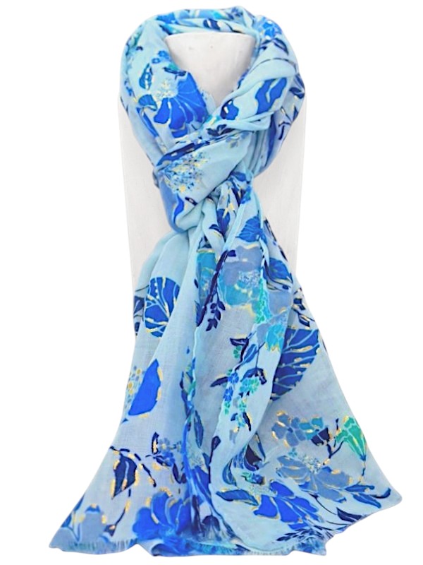 Scarf - Blue, ±182×83 cm