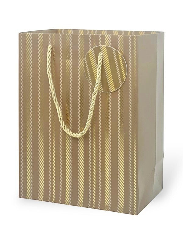 GIFT BAG - GOLD - ±23×18×10 Cm