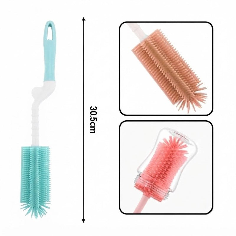Silicone BOTTLE BRUSH - 31 cm - Blue