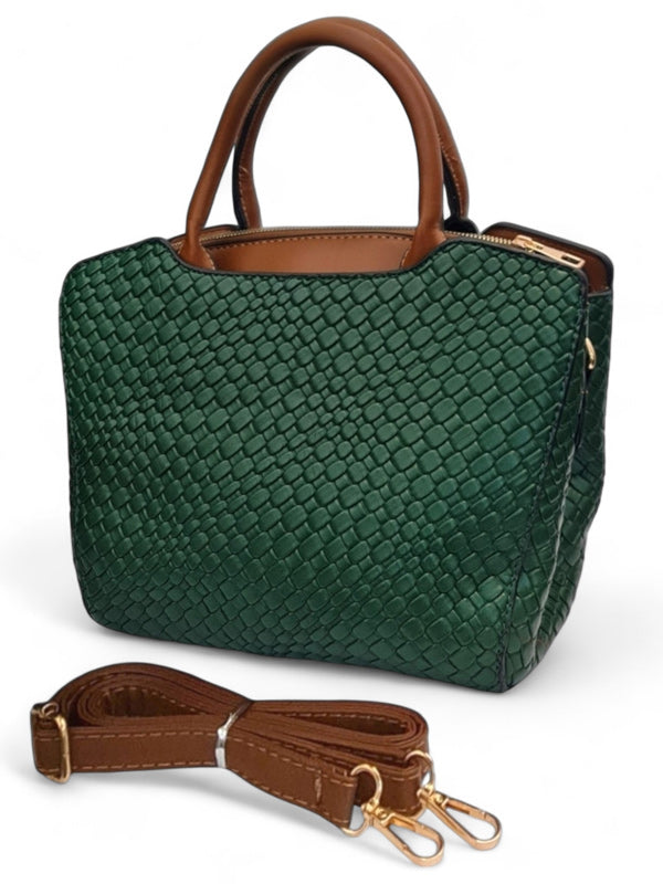 Ladies Bag - Green ±23×27×11 cm