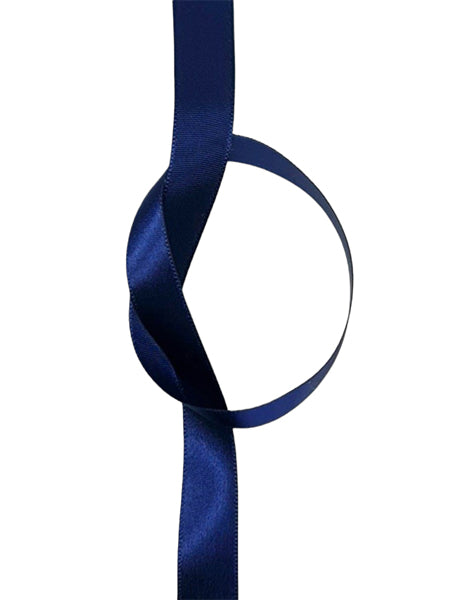 Satin Ribbon - 6 mm Navy Blue