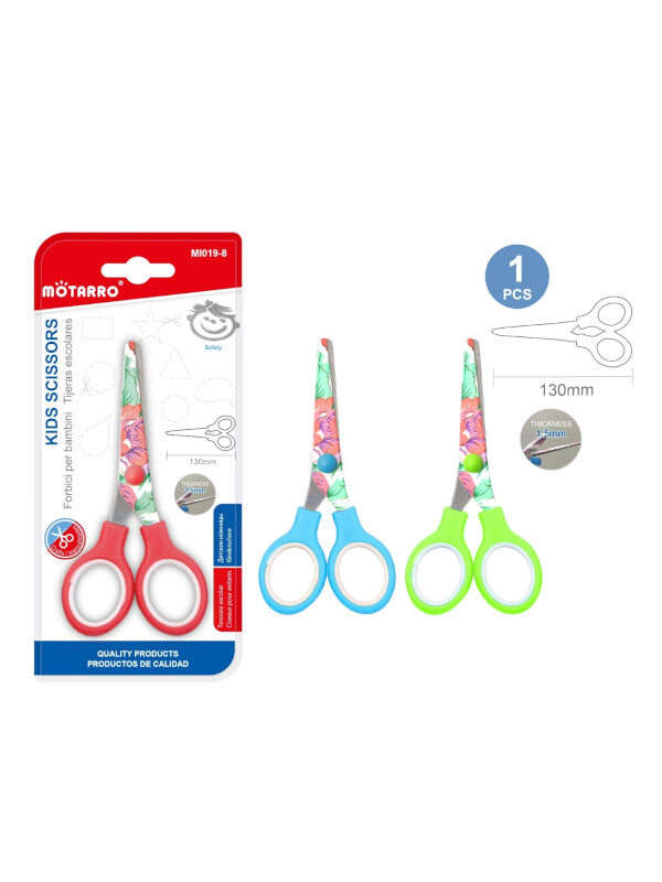 Motarro Kids Scissors Floral - Red