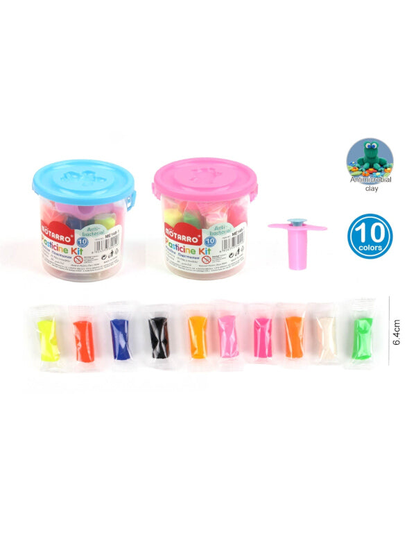 Motarro Plasticine Kit - 10 Colours