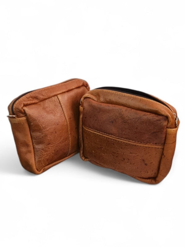 Leather BAG - SLING NOT Included - TAN - ±20×22 Cm