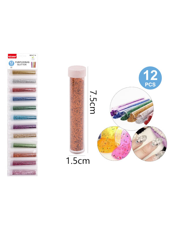 Motarro Purpurinas Glitter - 5 g, 5-Piece