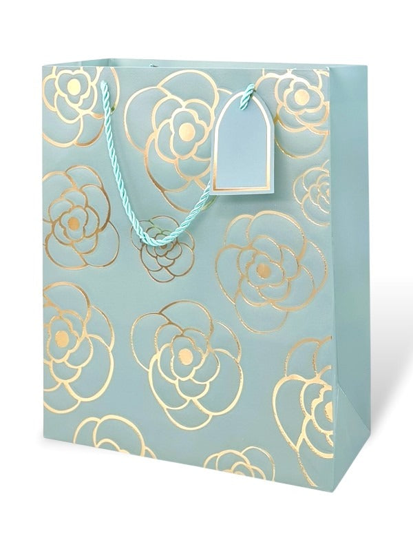 GIFT BAG - LIGHT BLUE - ±32×26×12 Cm