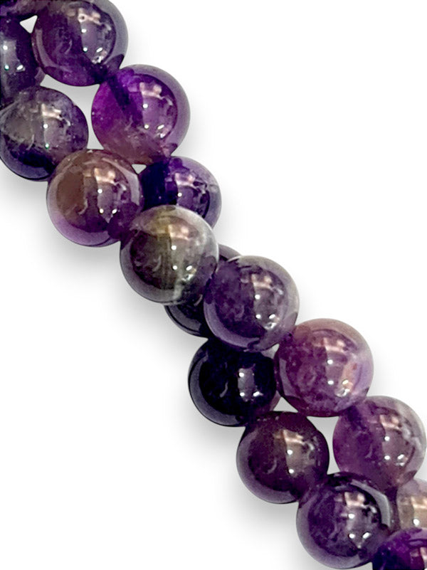 Semi - Precious Stone Beads - Amethyst, 6 mm, ±62-Piece