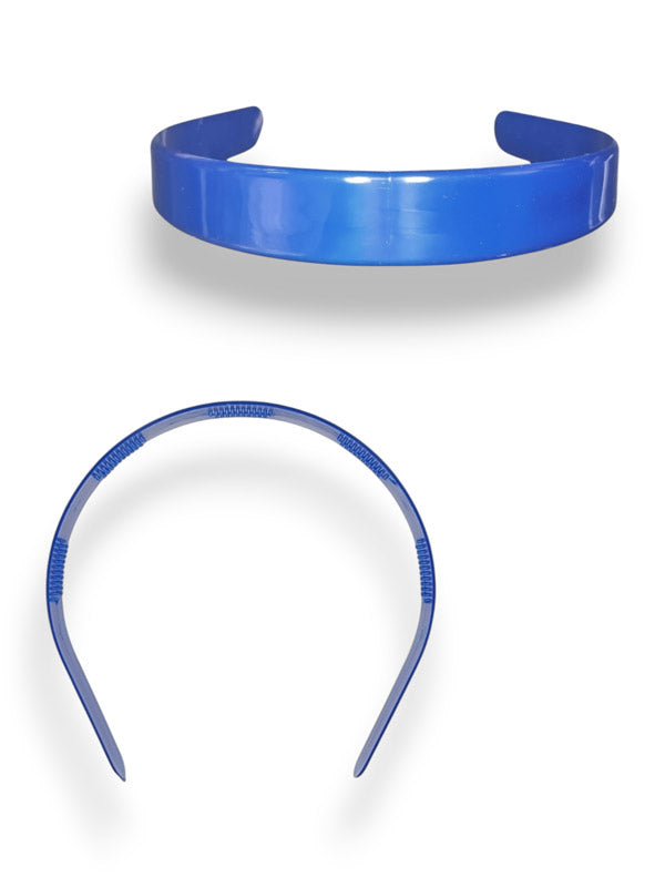 Alice Band - Royal Blue, 25 mm 6-Piece
