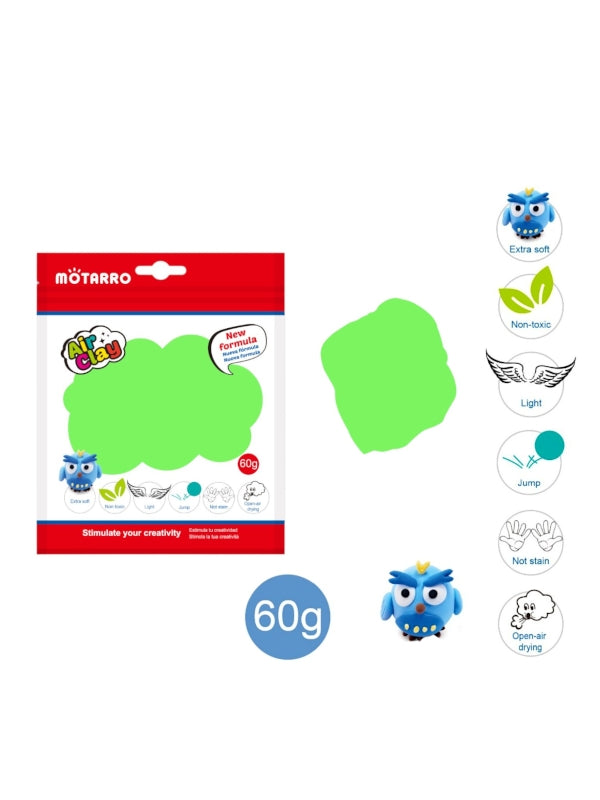 Motarro Air Clay - Light Green, 60 g