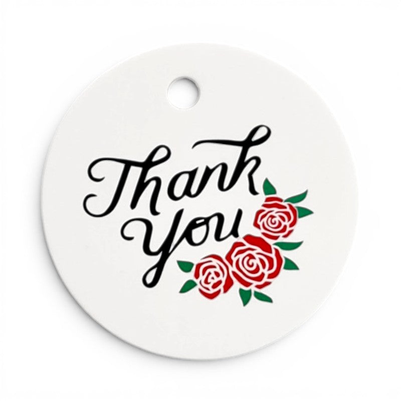 TAGS THANK YOU 4 Cm + - 100-Piece