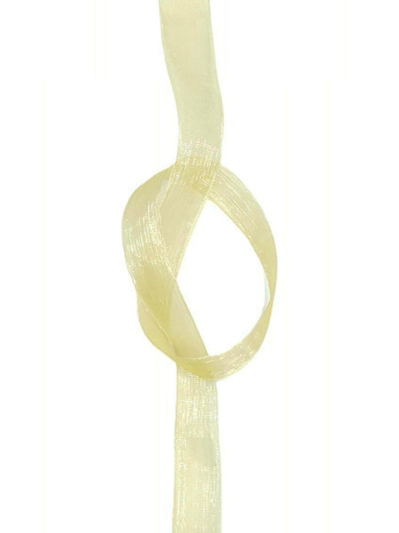 Organza Ribbon - 16 mm Gold
