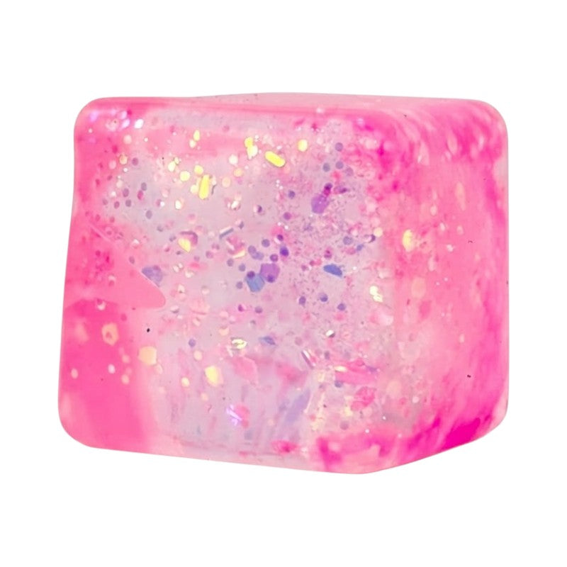 Squeeze TOY - Glitter - 5×5 Cm - PINK