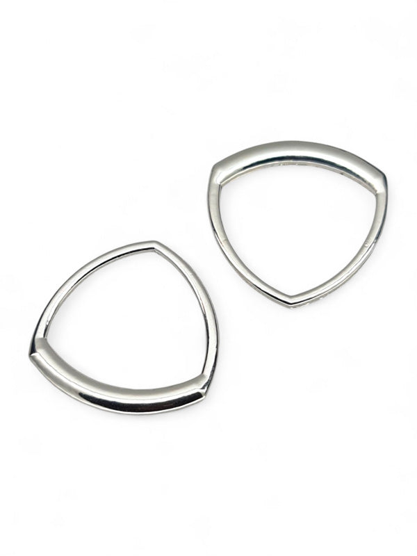 Metal - Reuleaux Triangle ±23 mm ±10-Piece Silver