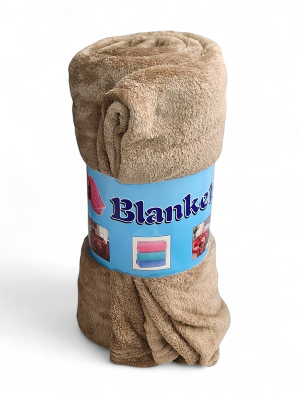 Blanket Coral Fleece ±150×200 cm Beige
