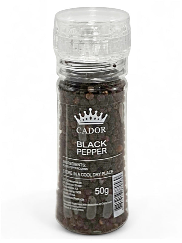 Cador Black Pepper Grinder - Plastic, 50 g